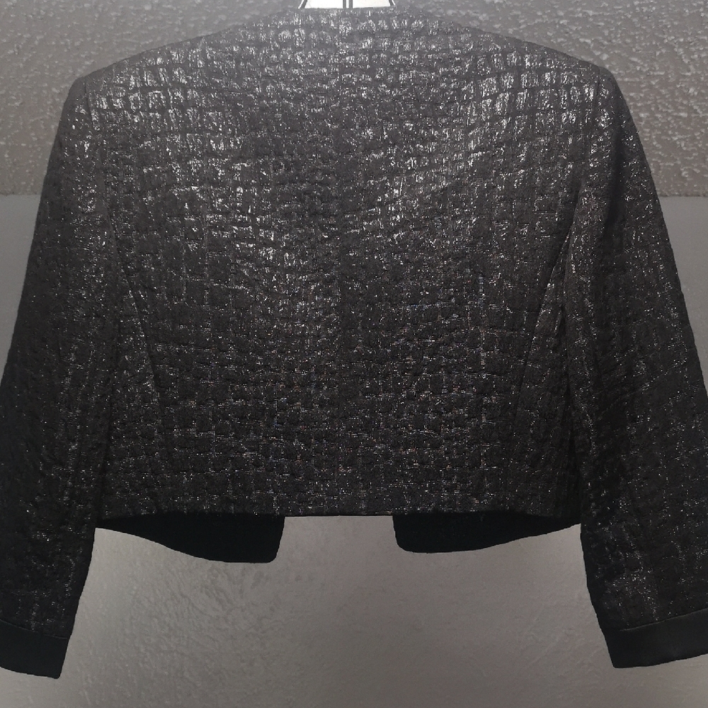 NWOT Tahari Elegant Black Jacket and Dress Set - Picture 15 of 15